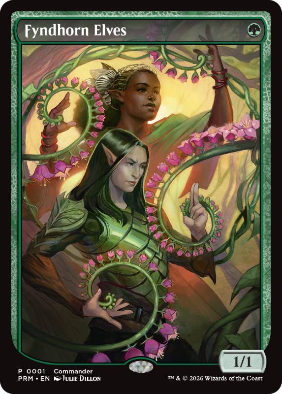 Non-foil Fyndhorn Elves CommandFest promo card